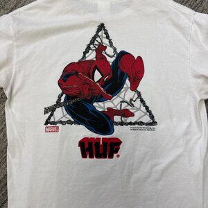 HUF Men's White T-shirt